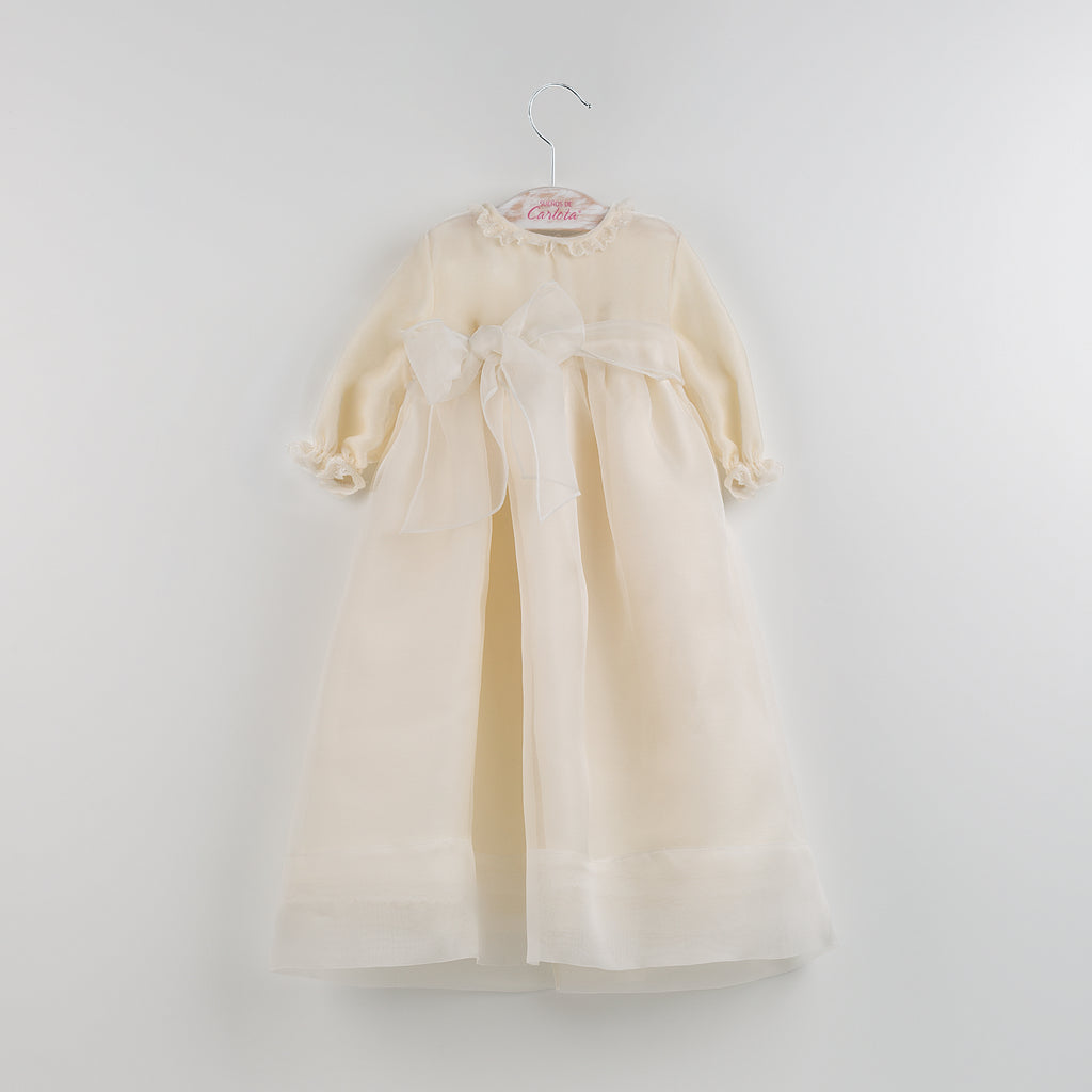 Faldón Bautizo Organza
