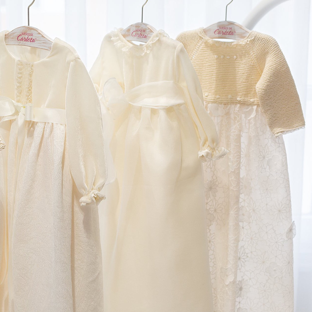 Faldón Bautizo Organza