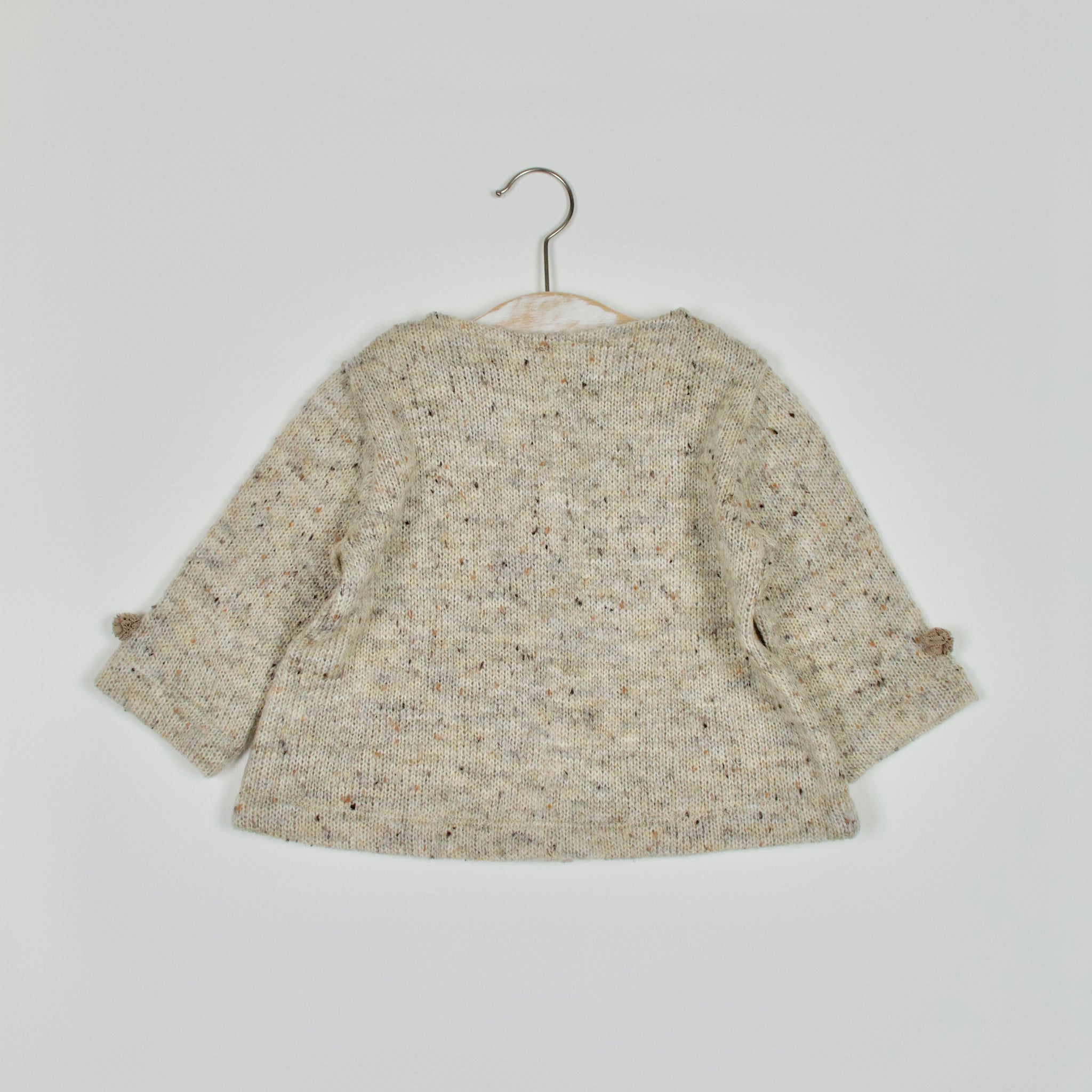 Chaqueta jaspeada en TIERRAS.